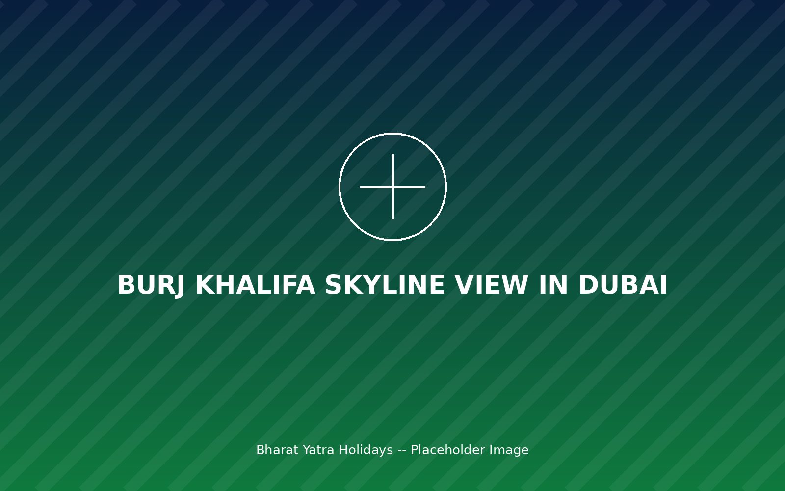 Burj Khalifa skyline view in Dubai